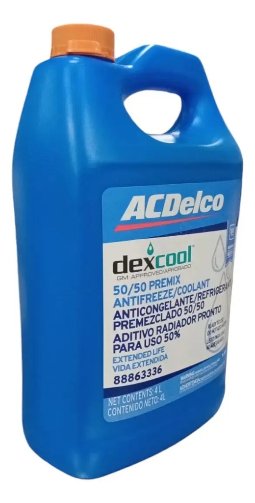 Refrigerante Acdelco Dex-cool Naranja 50/50