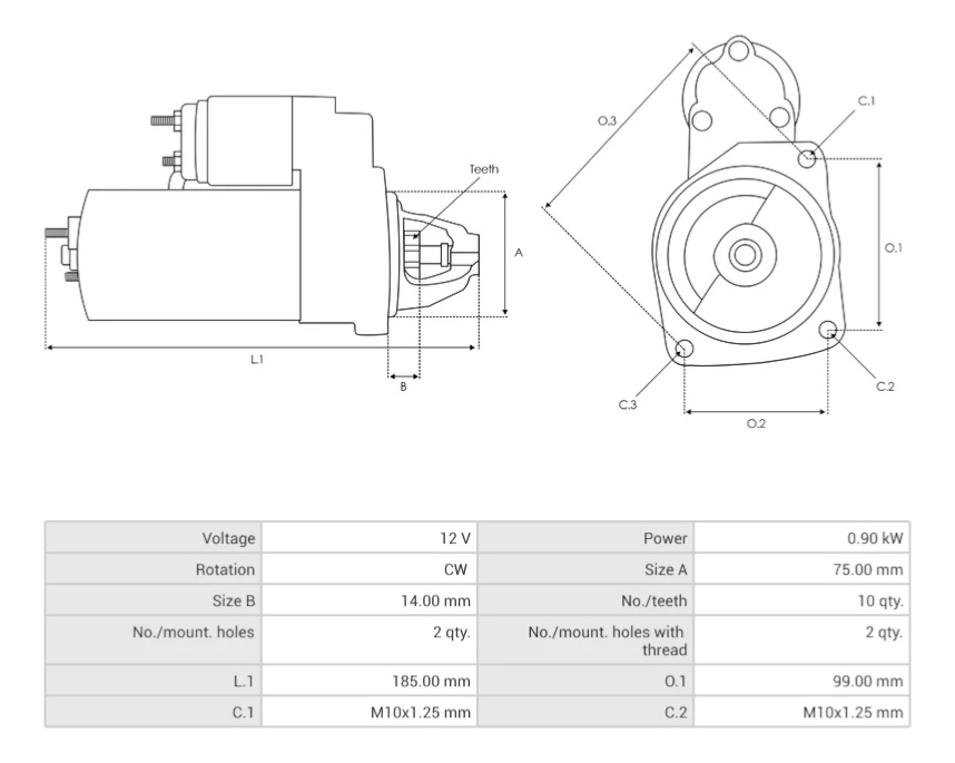 Arranque Compatible Con Hyundai Grand I10, Kia Rio