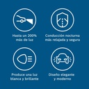 Bombillos Bosch H4 X2 Plus 200%+luz 12v 60/55w