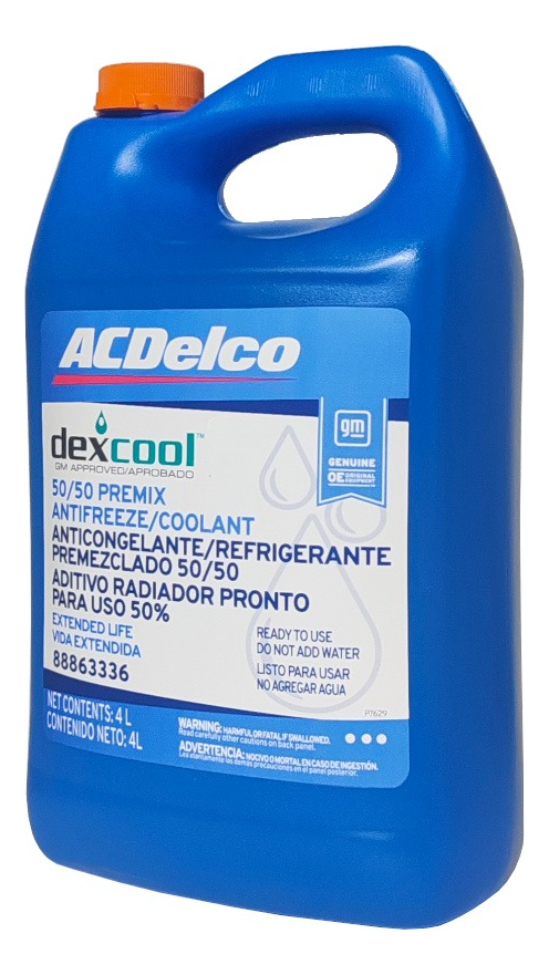 Refrigerante Acdelco Dex-cool Naranja 50/50
