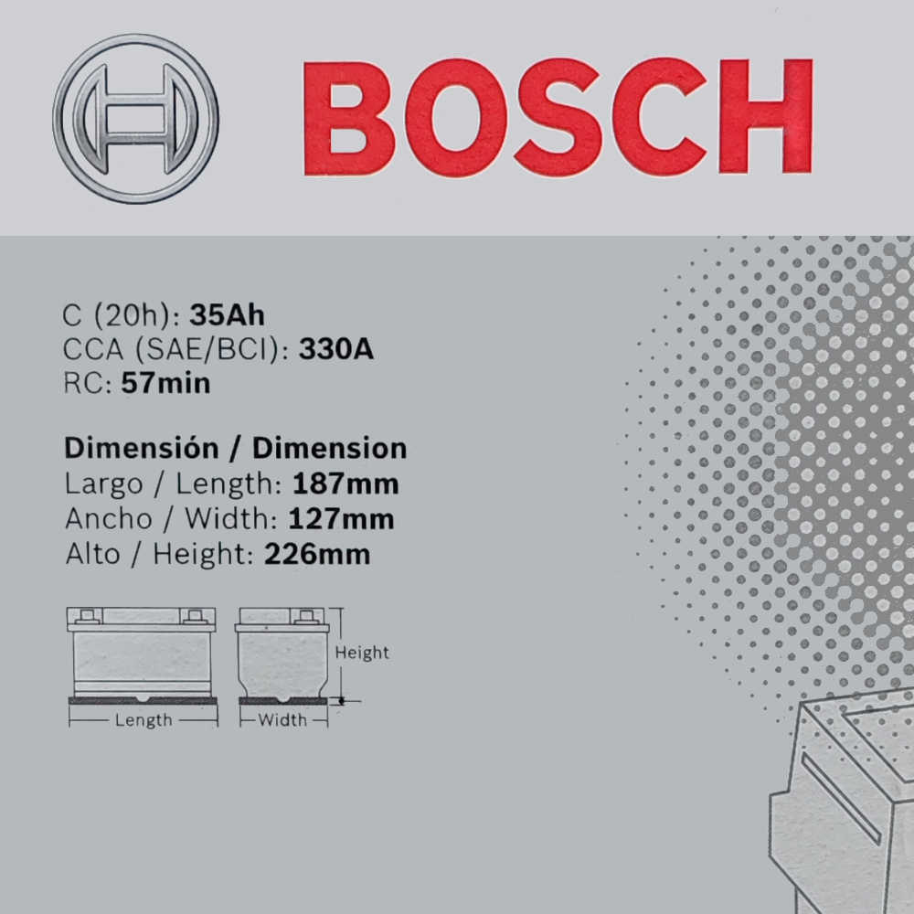 Bateria Bosch S4 Ns40d (35ah)