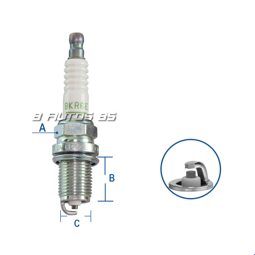 [BKR6E-11] BUJIA NGK BKR6E-11 COMPATIBLE CON CHEVROLET, MAZDA, RENAULT REF. BKR6E-11