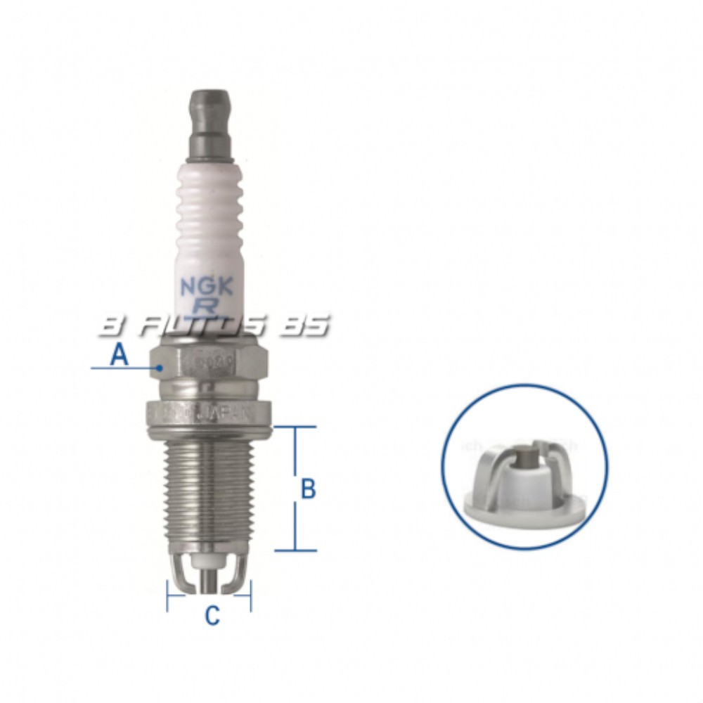 Bujia Ngk Bkr6ekc Doble Electrodo