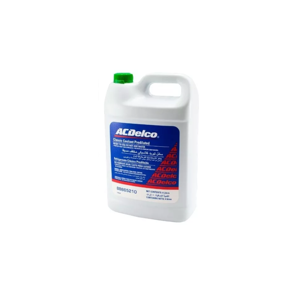 [88865210] REFRIGERANTE ACDELCO VERDE PREDILUIDO 30% GALON 88865210 REF. 88865210