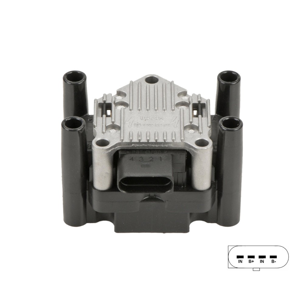 BOBINA DE ENCENDIDO GAUSS GC4210 VOLKSWAGEN REF. GC4210