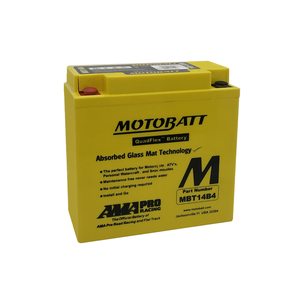 Bateria De Moto Motobatt Mbt14b4