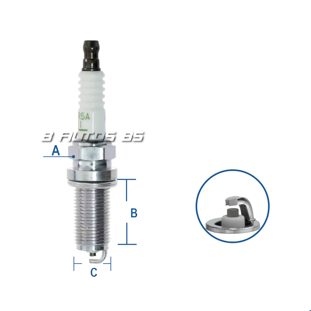 [LFR5A-11 (6376)] BUJIA NGK LFR5A-11 HYUNDAI/ KIA/ NISSAN REF. LFR5A-11 (6376)