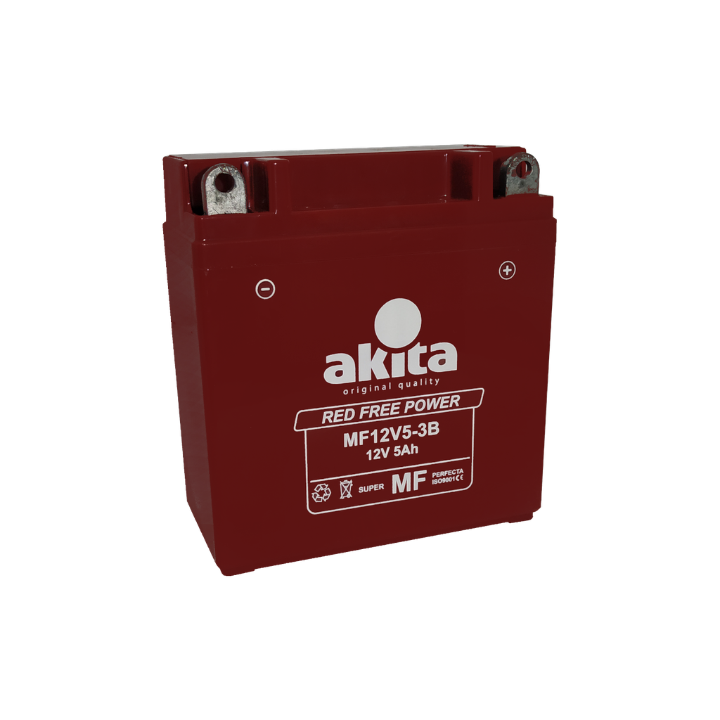 Bateria De Moto Akita Mf12v-5-3b