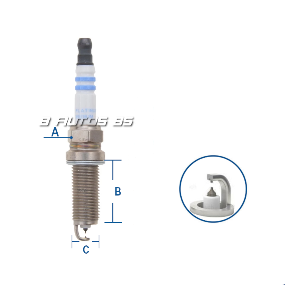 [VR8NII35U] BUJIA BOSCH VR8NII35U IRIDIO NISSAN/ RENAULT REF. VR8NII35U