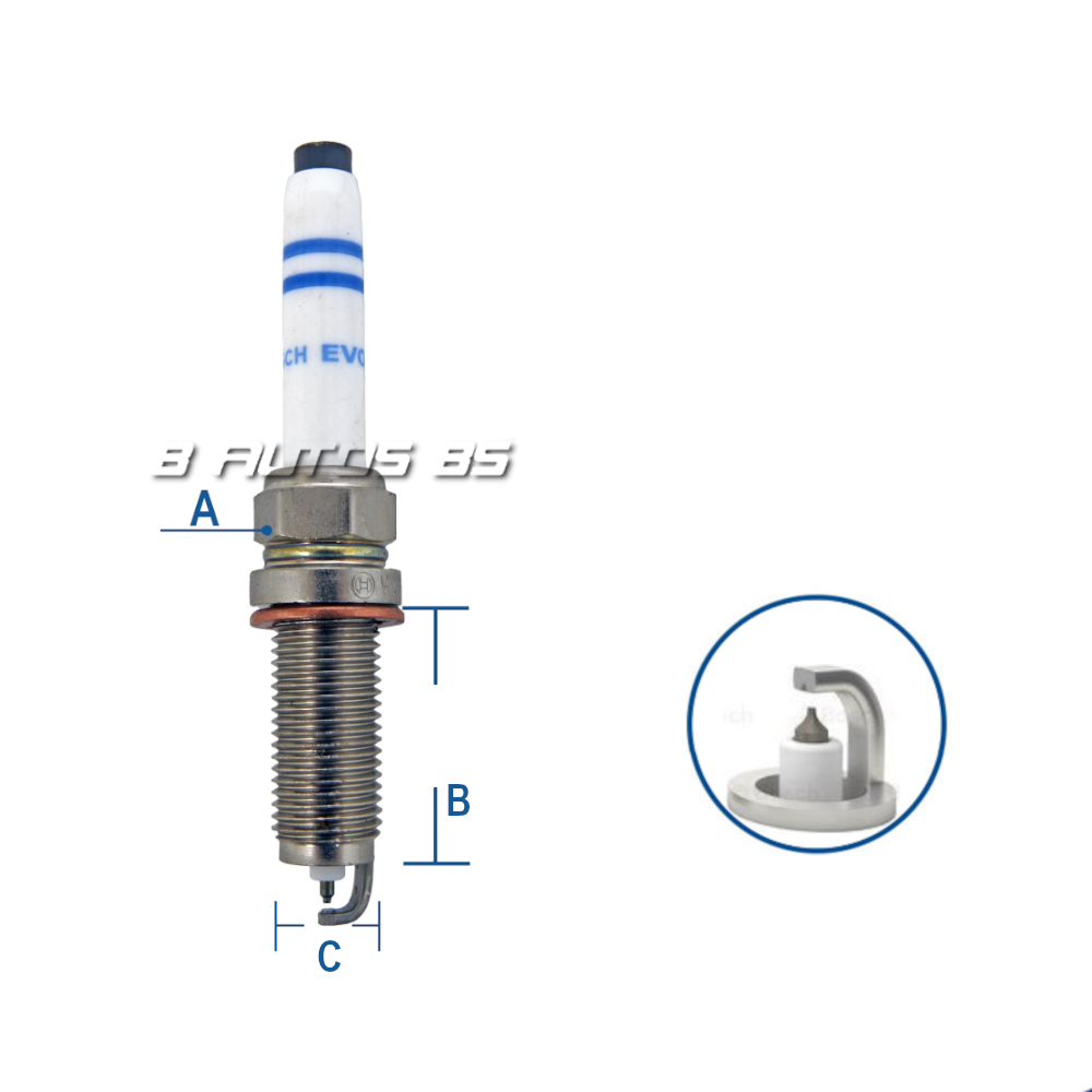 BUJIA BOSCH V6SII3328 IRIDIO MERCEDES BENZ REF. V6SII3328