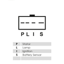ALTERNADOR DAEWOO RACER, CIELO REF. 1D-0008