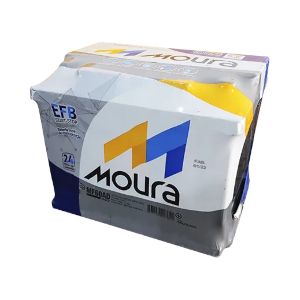 BATERIA MOURA MF60AD EFB 60AH REF. MF60AD