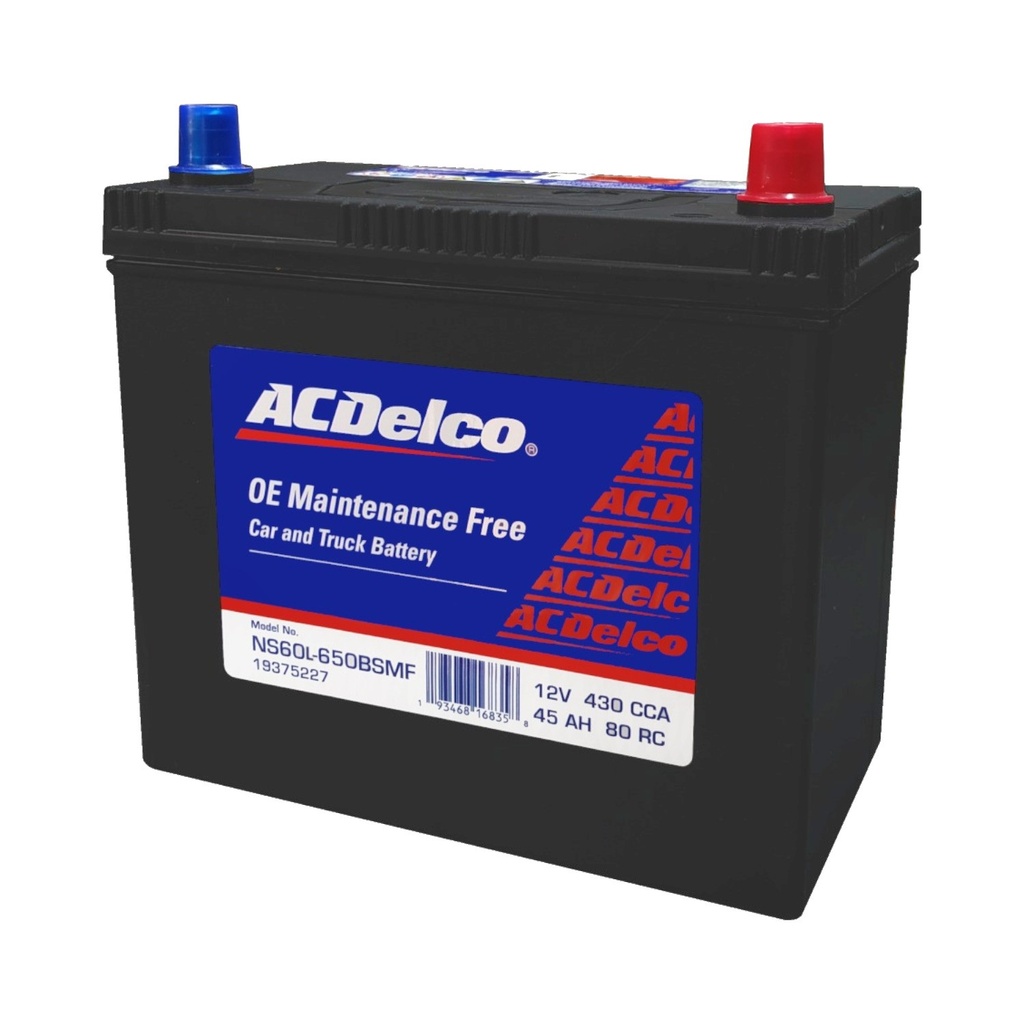 BATERIA AC-DDELCO NS60L 650 ROJA REF. NS60L-650B