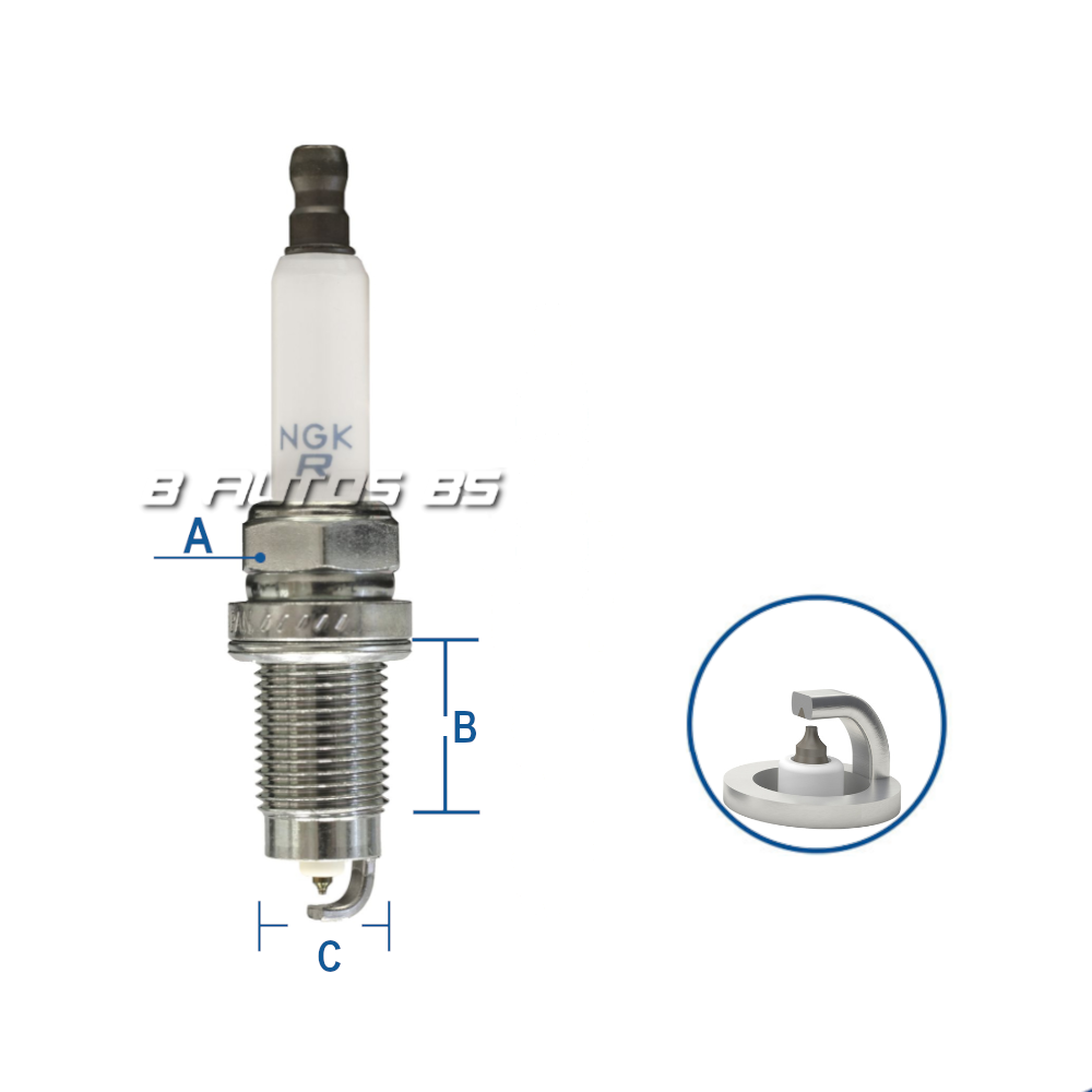 BUJIA NGK PZFR5Q-11 PLATINO VOLKS WAGEN REF. PZFR5Q-11