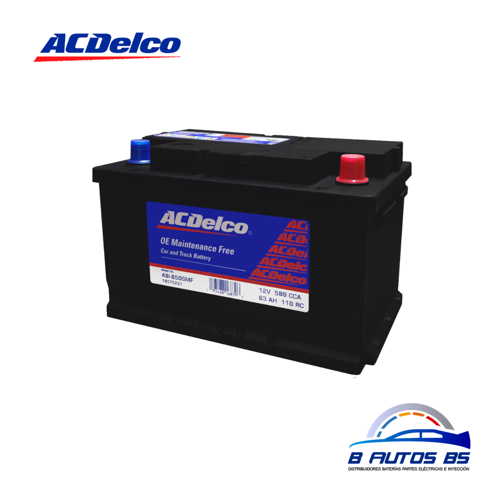 BATERIA AC-DELCO ROJA 48I 850 REF. 19375231