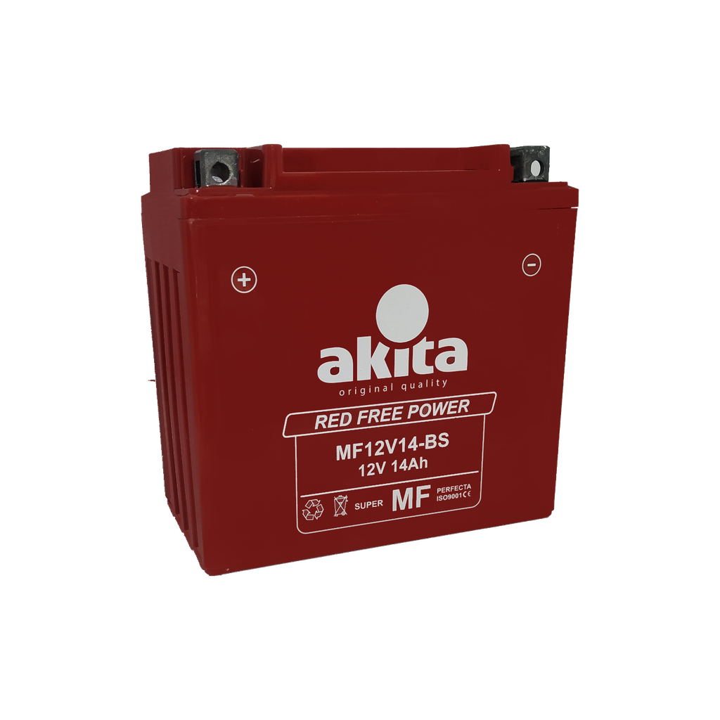 BATERIA DE MOTO AKITA MF12V-14BS REF. MF 12V 14AH (18388)