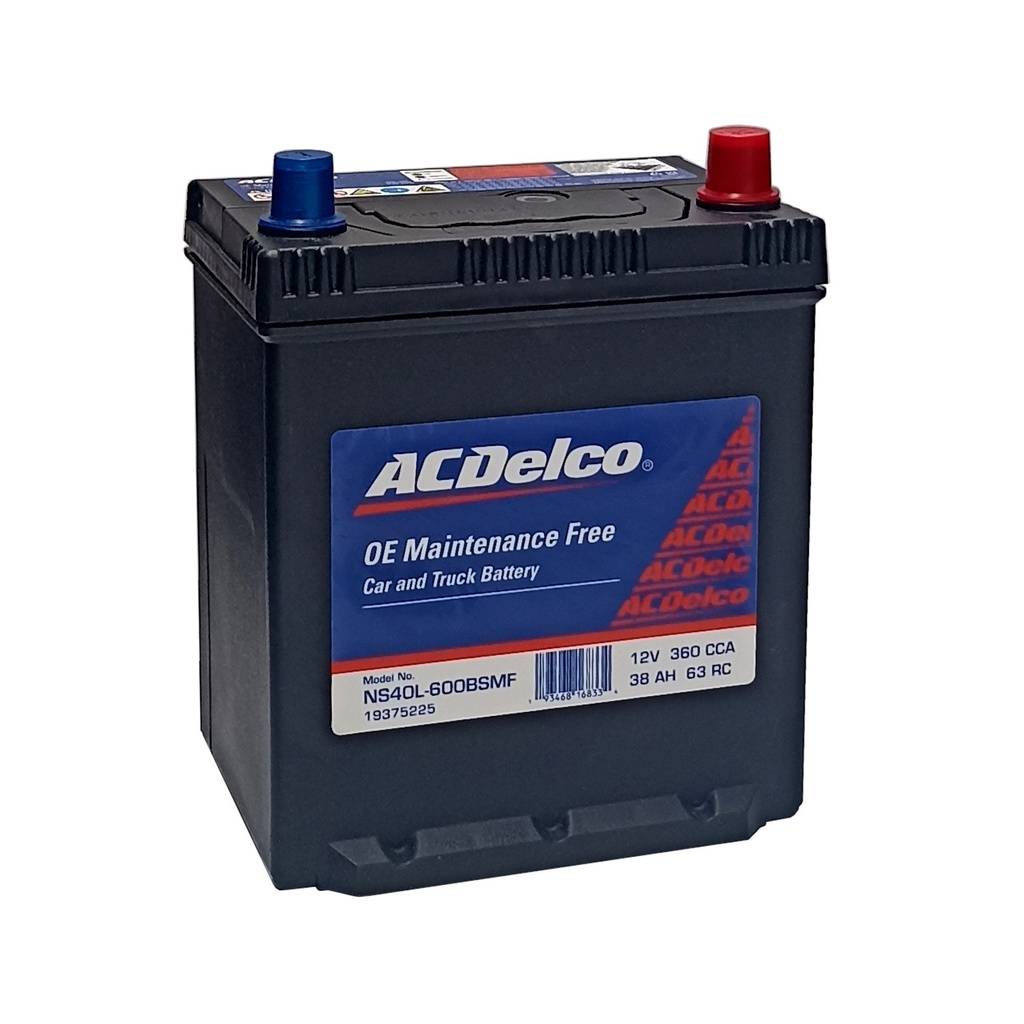 BATERIA AC-DELCO NS40L 600 ROJA REF. NS40L-600
