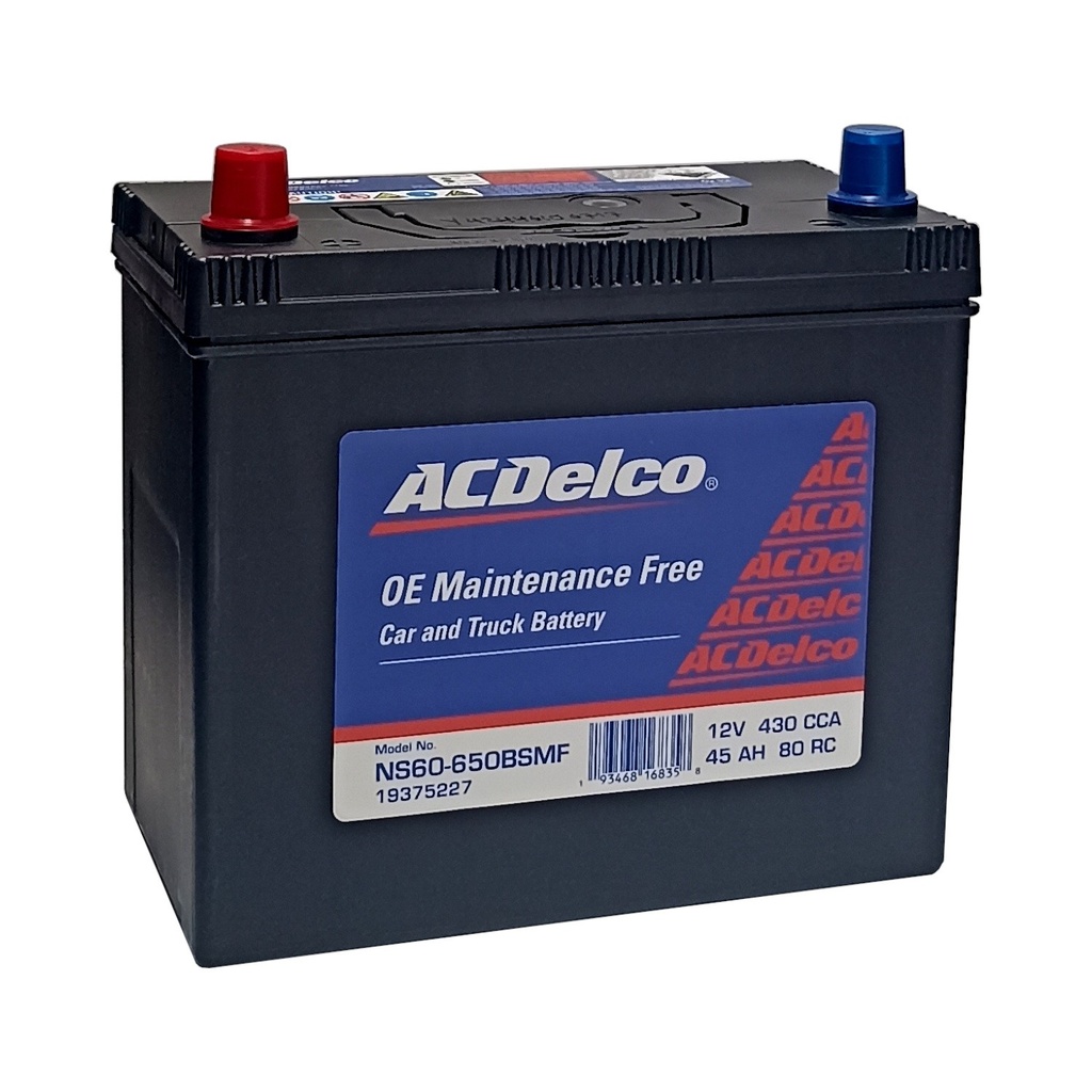 BATERIA AC-DELCO NS60 650 ROJA REF. NS60-650