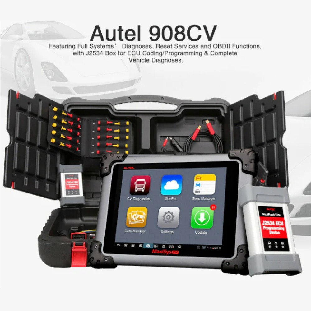 ESCANER AUTEL MS908CV MULTIMARCA PARA VEHICULOS PESADOS REF. MS908CV