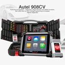 ESCANER AUTEL MS908CV MULTIMARCA PARA VEHICULOS PESADOS REF. MS908CV