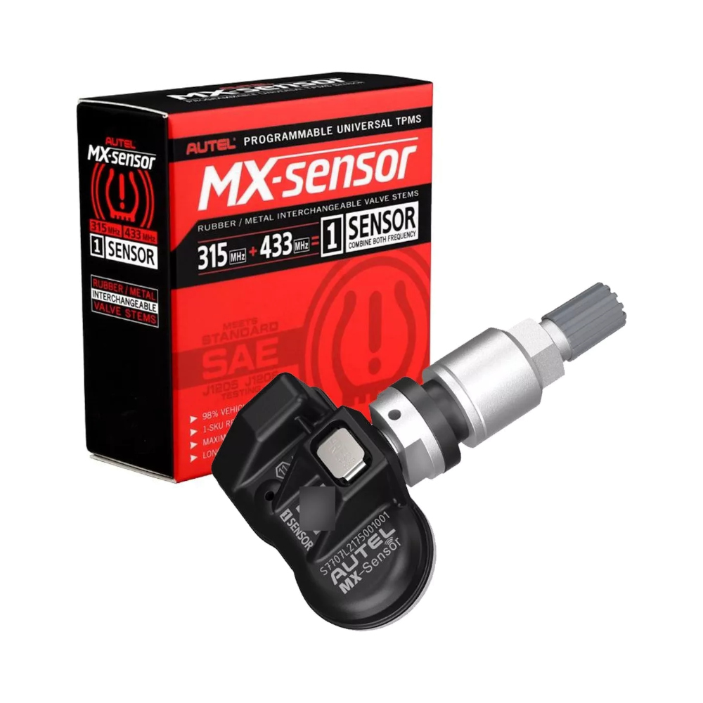 [105102 (MX-SENSOR METAL)] SENSOR TPMS AUTEL MULTIFRECUENCIA (315 HMZ 433HMZ) REF. 105102 (MX-SENSOR METAL)