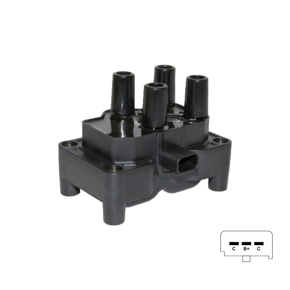BOBINA DE ENCENDIDO VLEKO 4M5G-12029ZB FORD FIESTA REF. 4M5G12029ZB-VELKO