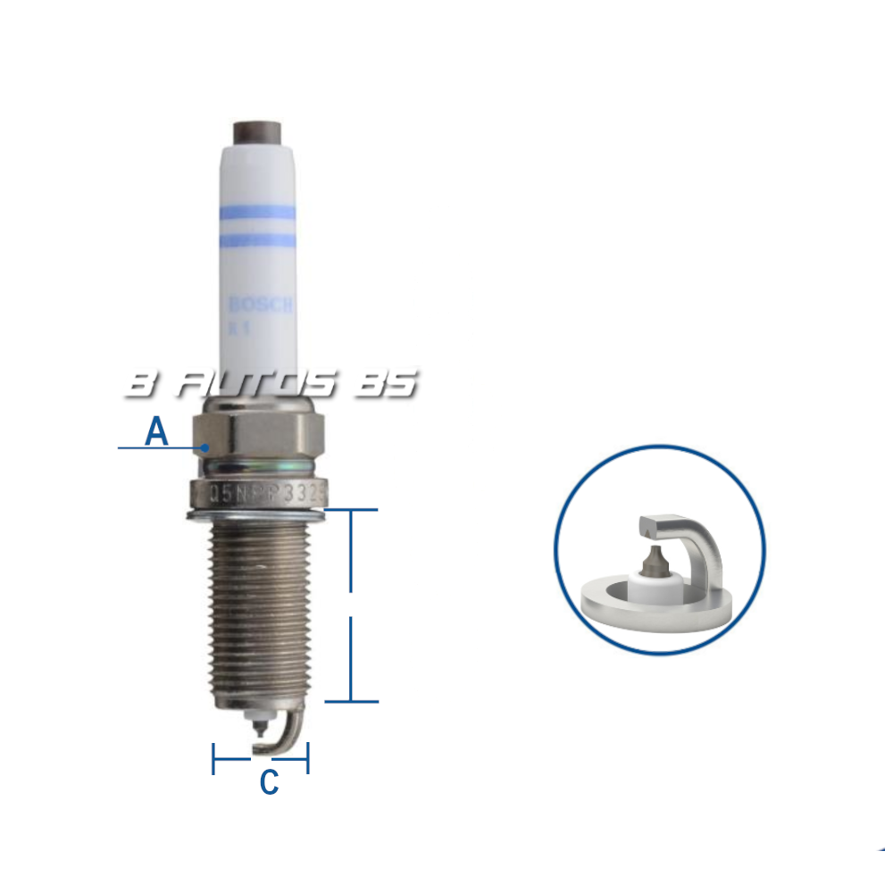 BUJIA BOSCH FQ5NPP332S AUDI/ SEAT/ VOLKSWAGEN REF. FQ5NPP332S