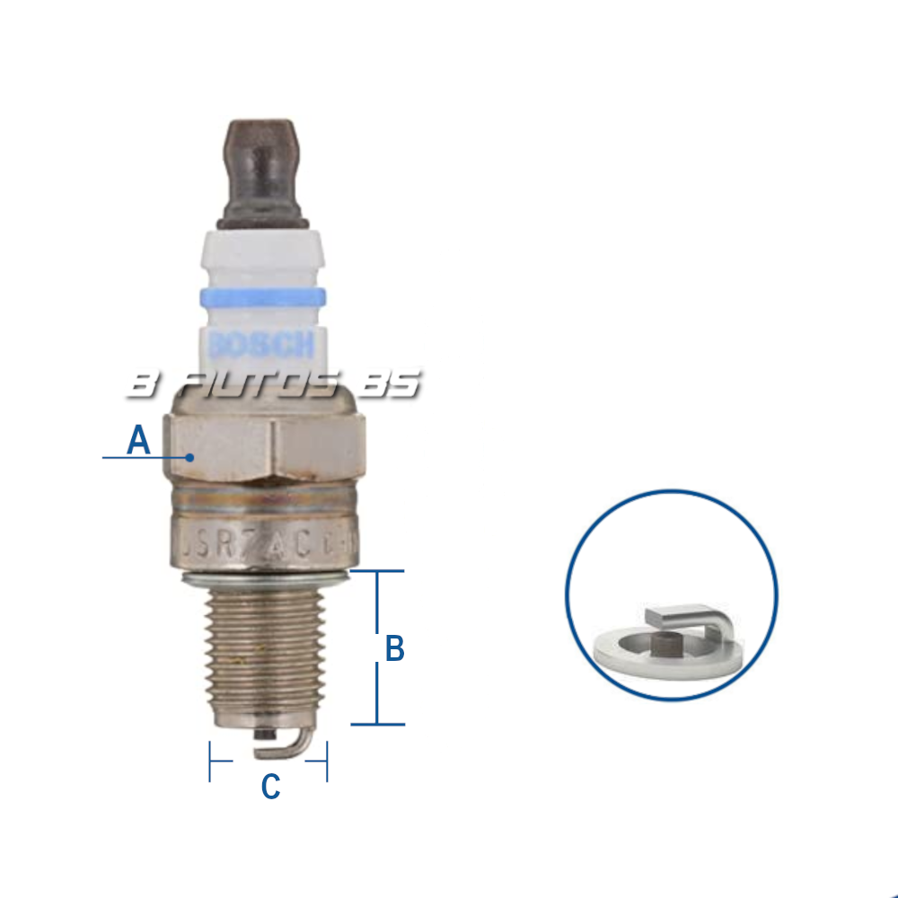 BUJIA BOSCH USR7AC MICROMOTORES REF. USR7AC