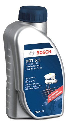 LIQUIDO FRENOS BOSCH DOT 5.1 500ML 0204082072 REF. 204082072