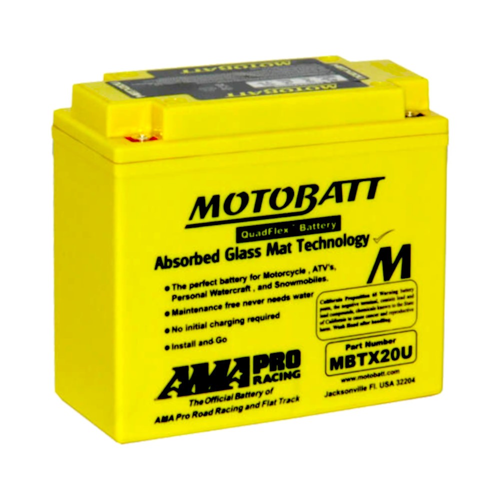 Bateria De Moto Motobatt Mbtx20u