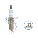 BUJIA BOSCH FR7DPP30X CHEVROLET/ HYUNDAI/ NISSAN REF. FR7DPP30X