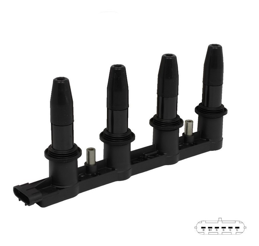 BOBINA DE ENCENDIDO PORTER C1646 CHEVROLET SONIC, TRACKER REF. C1646