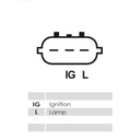 ALTERNADOR CHEVROLET ESTEEM, TOYOTA HILUX REF. 69100