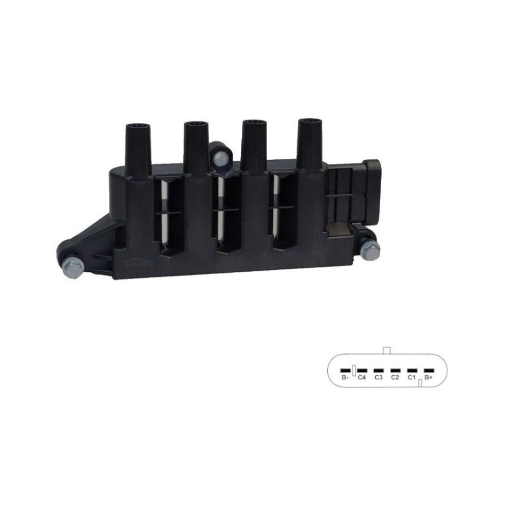 Bobina De Encendido Velko 0040100074 Fiat Uno