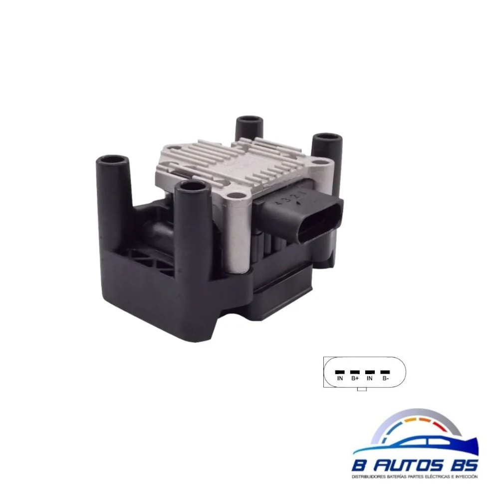 BOBINA DE ENCENDIDO VOLKSWAGEN JETTA/ GOLF 2.0L CBI5106 CEMA REF. CBI5106