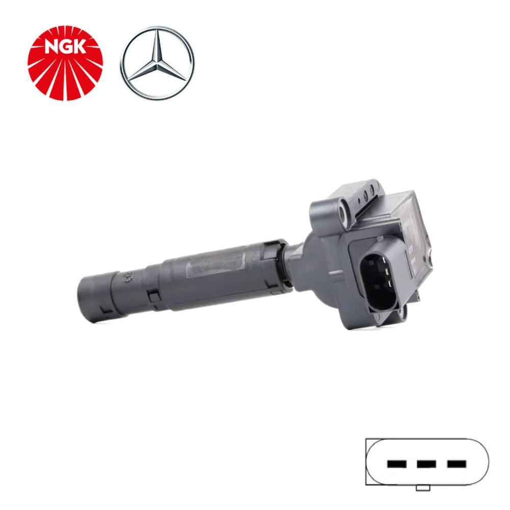 BOBINA DE ENCENDIDO NGK MERCEDES BENZ A0001502580 SET X4 REF. U5056
