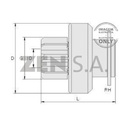 Bendix Arranque Hnz-10003 Chevrolet Aveo