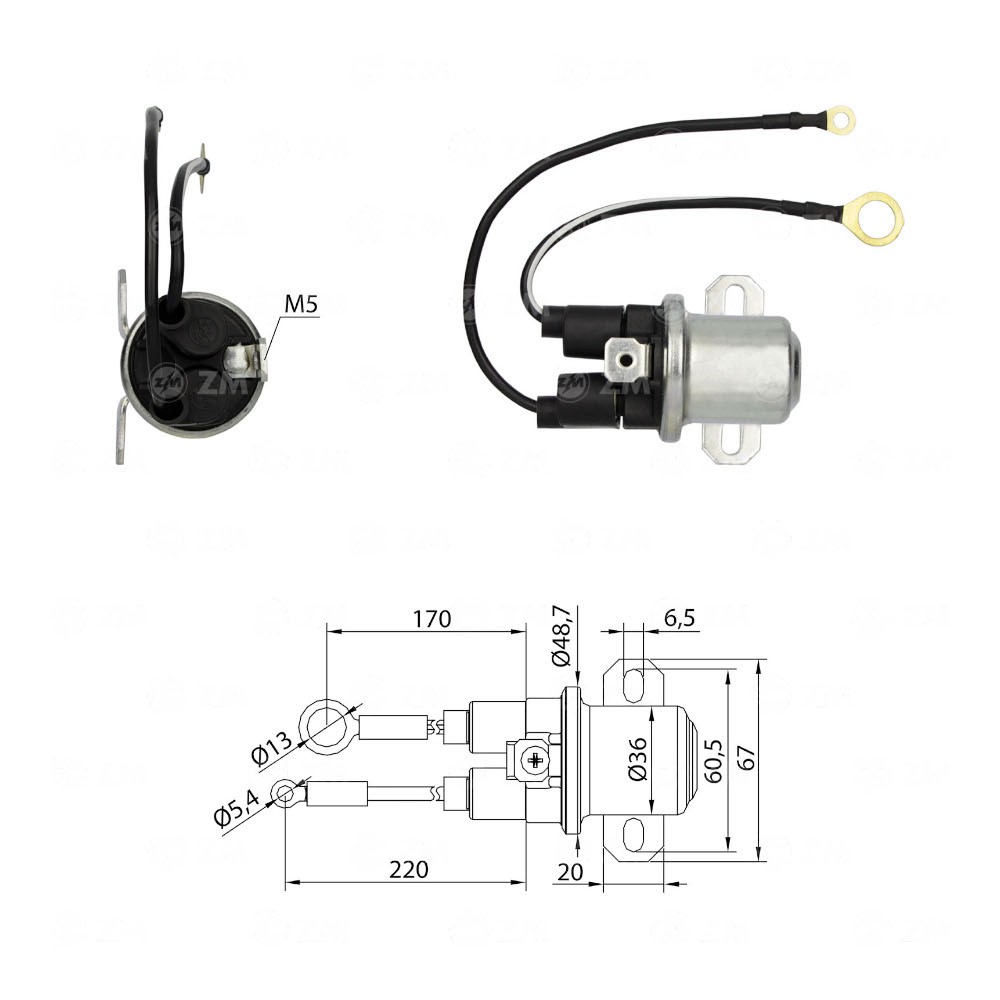 Automatico Arranque Auxiliar 12V 42mt