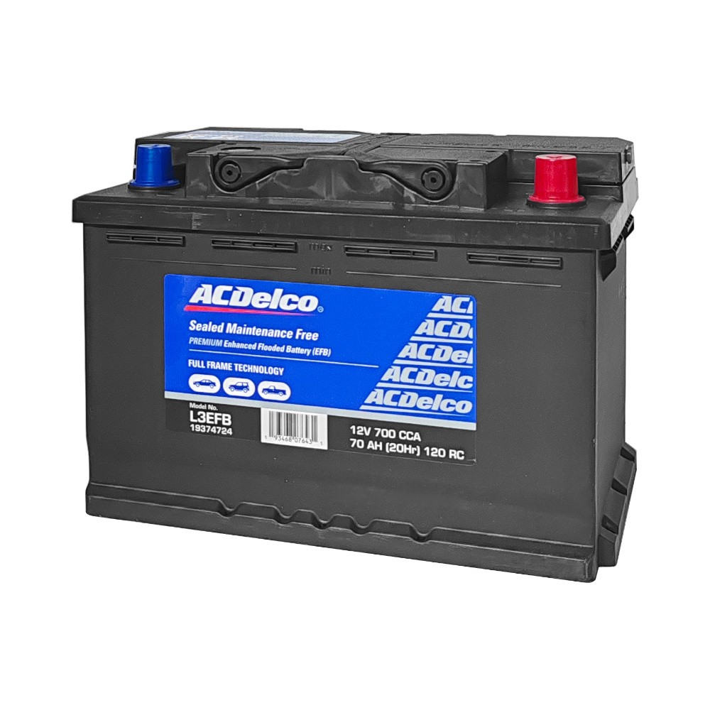 Bateria Ac-delco L3 Efb 70Ah