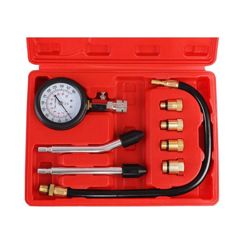 KIT COMPRESIMETRO MEDIDOR DE COMPRESIÓN PARA VEHICULO REF. MSP333