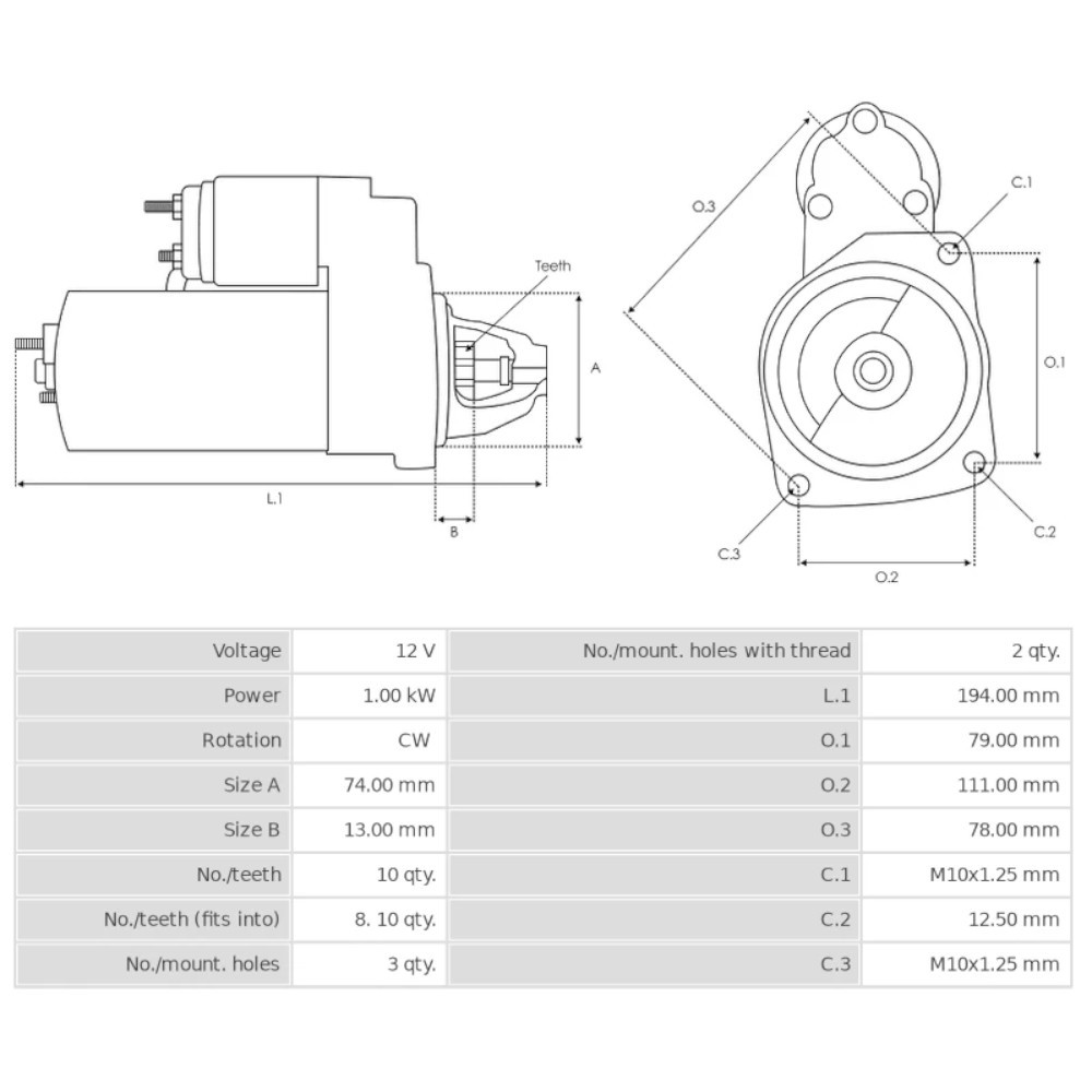 [30575] ARRANQUE MAZDA MATSURI REF. 30575