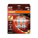 BOMBILLOS OSRAM H7 X2 NIGHT BREAKER 220%+LUZ 12V 55W REF. 64210NB220