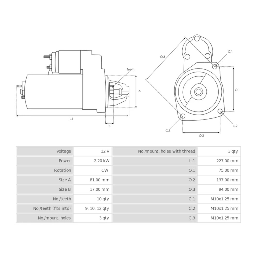 [26595] ARRANQUE FORD RANGER REF. 26595