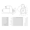 ARRANQUE FORD RANGER REF. 26595