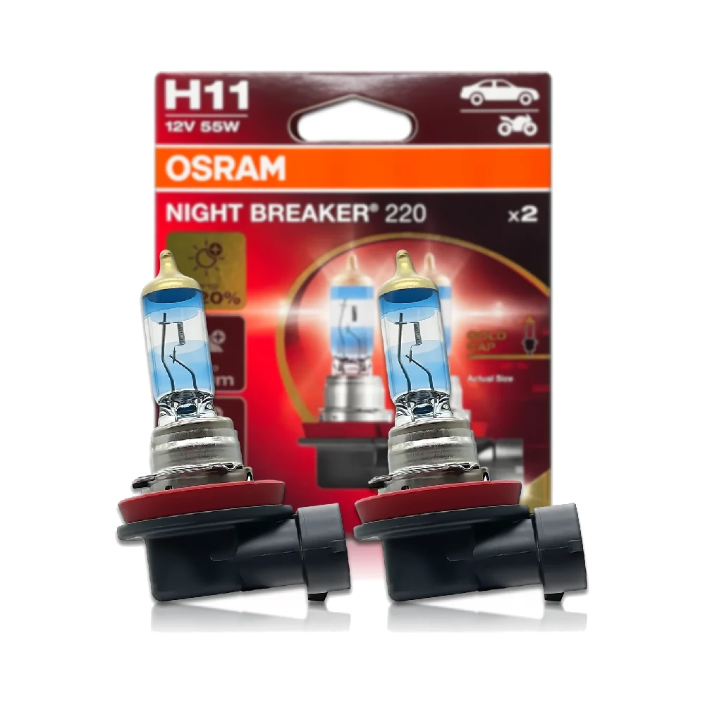 [64211NB220] BOMBILLO H11 NIGHT BREAKER 220%