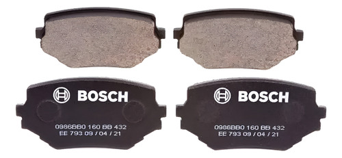 [0986BB0160] Pastillas De Freno Bosch 0986BB0160 Suzuki Vitara
