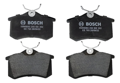 [0986BB0290] Pastillas De Freno Bosch 0986bb0290 Audi, Volkswagen