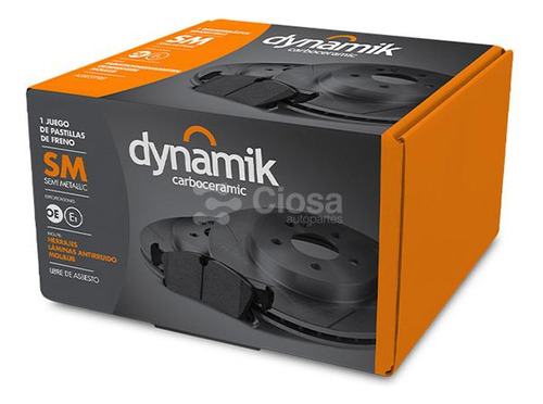 PASTILLAS DE FRENO DYNAMIK 7291D402 FORD FESTIVA