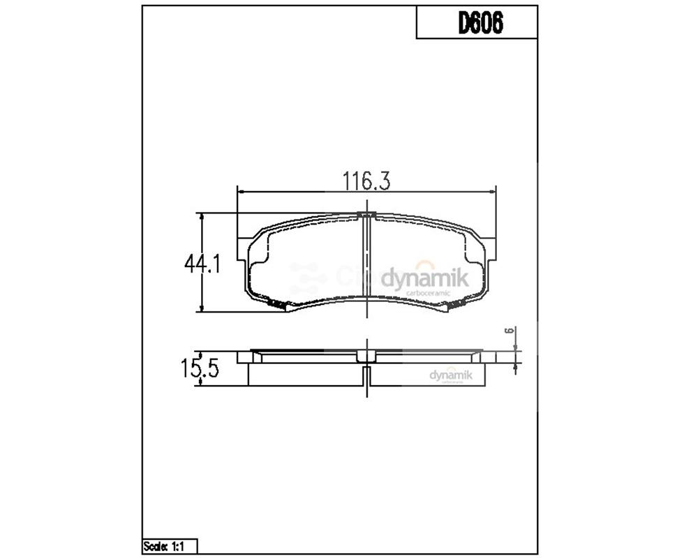 PAST FREN TRA TOYOTA HILUX VI 7487D606SM DNK7487D606SM