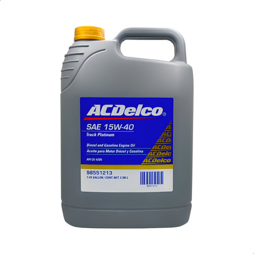 GALON ACEITE ACDELCO 15W40 DIESEL REF. 98551213